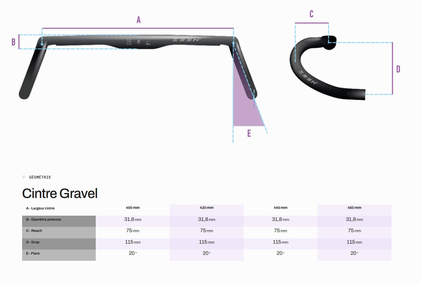 ZEEN GRAVEL Hanger