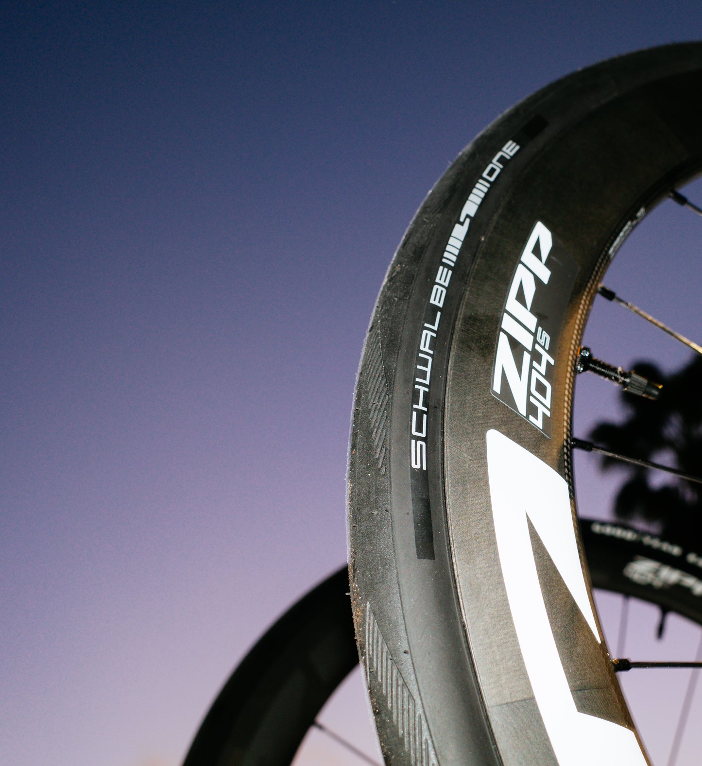 ZIPP 404 S A1 λευκός μπροστινός τροχός
