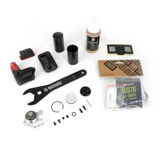 RESERVOIR UPGRADE KIT - FLIGHT ATTENDANT RESERVOIR (INCLUDES FA RESERVOIR, MODULE, BATTERY, USB-C CHARGER, SERVICE KIT, OIL, GREASE, 31MM FLAT WRENCH) - VIVID AIR D1+