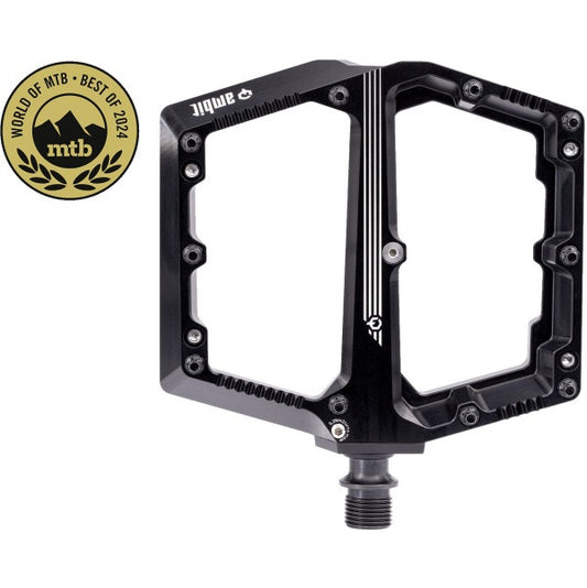 AMBIT Edition επίπεδη πετάλια HAXN HOITA Large Μαύρο