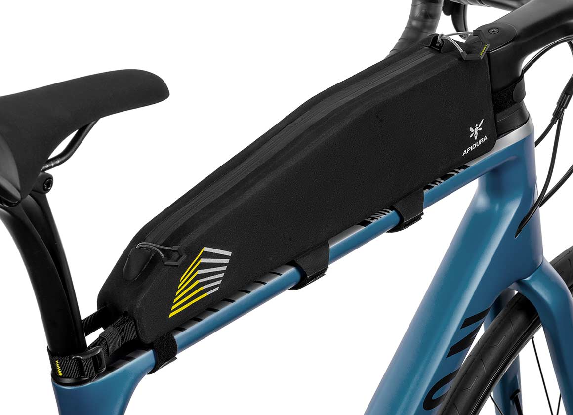 Frame Bag APIDURA RACING LONG TOP TUBE PACK 2 L Black