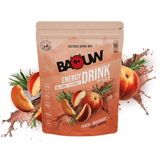 Ενεργειακό ποτό BAOUW ISOTONIC (585g) Ροδάκινο Δενδρολίβανο