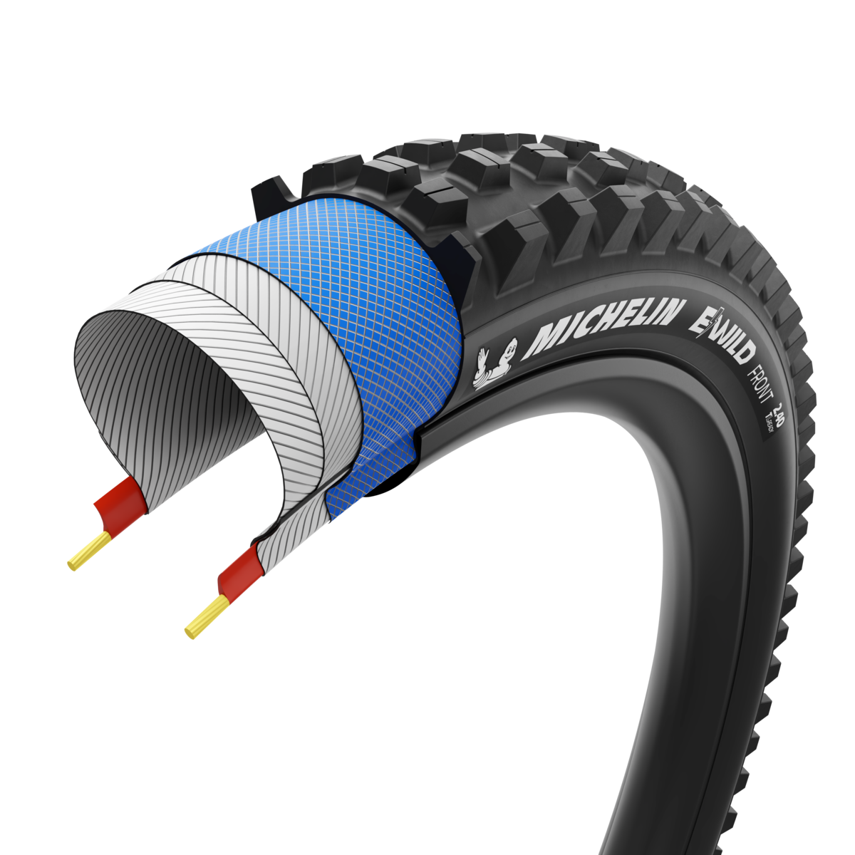 Ελαστικό MICHELIN E-WILD FRONT 29x2.60 Tubeless Ready Soft Μαύρο ελαστικό