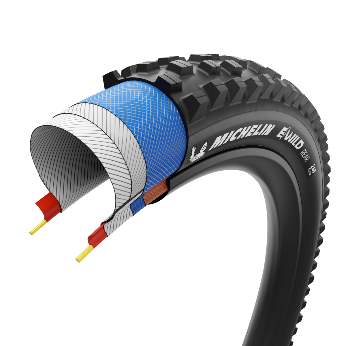 MICHELIN E-WILD REAR 29x2.60 Tubeless Ready Soft Black ελαστικό