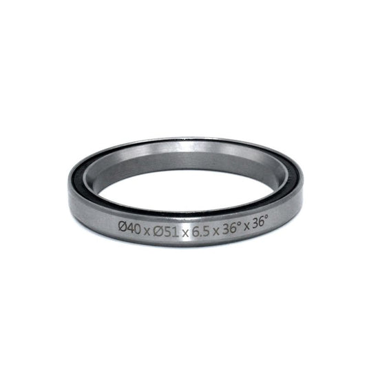 BLACK BEARING D11 Stainless Steel Headset Bearing 40 x 51 x 6.5 mm 36/36°.