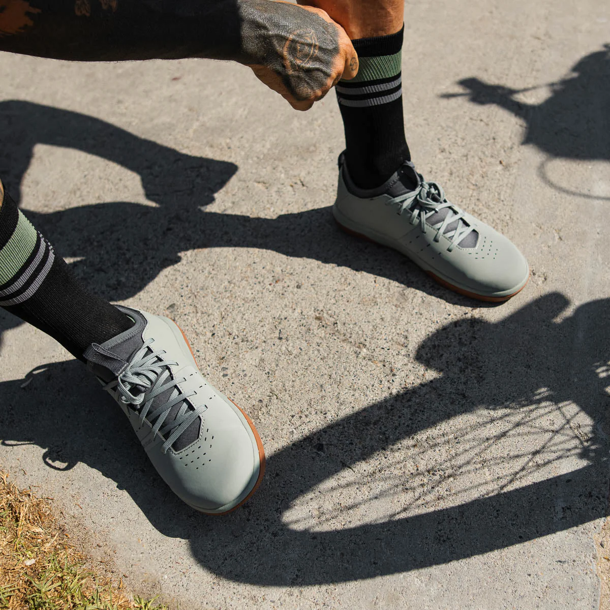 MTB shoes CRANKBROTHERS STAMP STREET FABIO WIBMER FLAT Grey