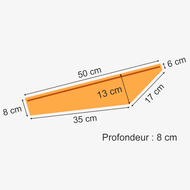 BUDS HALF FRAME BAG 4.5L Μαύρο