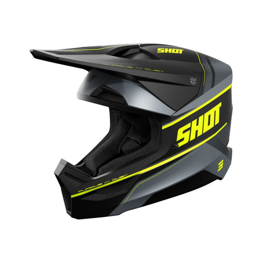Κράνος BMX SHOT FURIOUS Dust Neon Yellow Ματ
