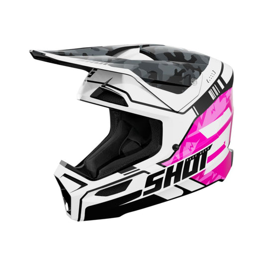 Κράνος BMX SHOT FURIOUS Junior Flash Ροζ Γυαλιστερό