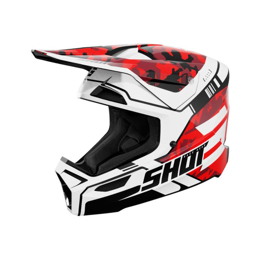 Κράνος BMX SHOT FURIOUS Junior Flash Κόκκινο Γυαλιστερό