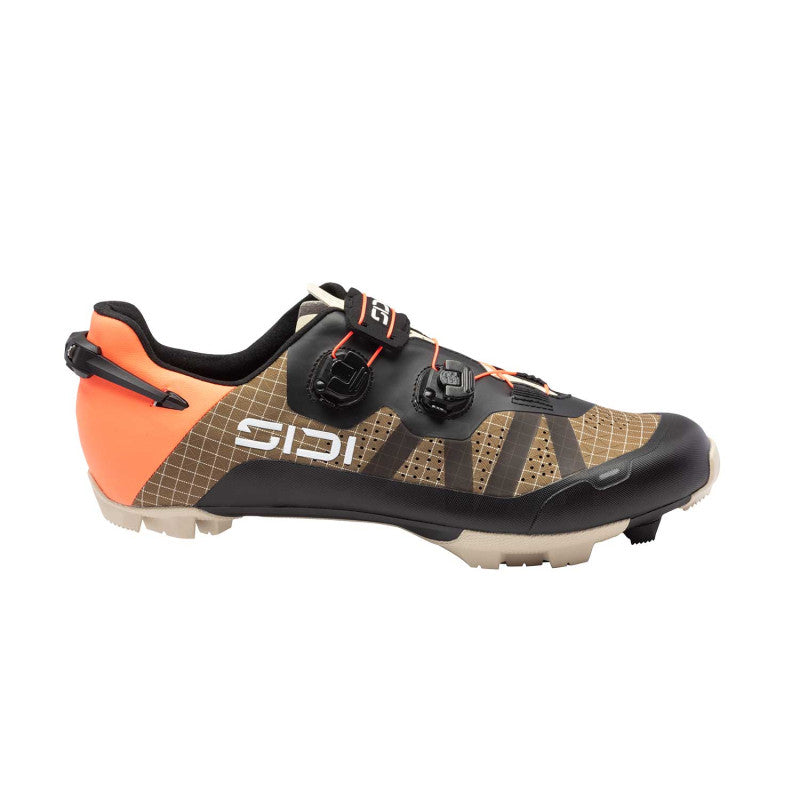 SIDI AERON XC/Gravel MTB Παπούτσια Καφέ/Μαύρο/Πορτοκαλί