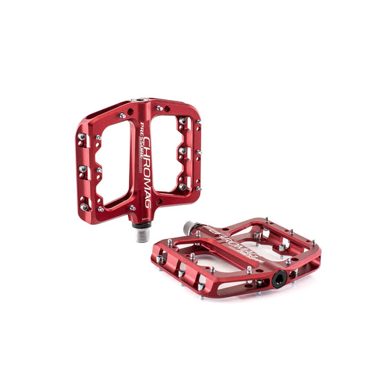 CHROMAG PRESSURE flat pedals Red