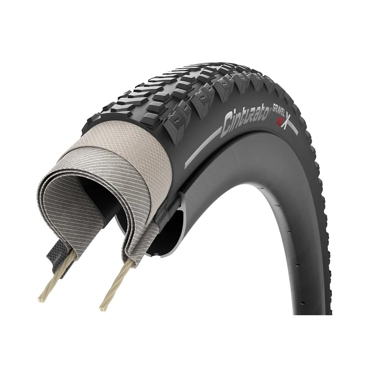 Ελαστικό PIRELLI CINTURATO RCX 700x40c Tubeless Ready Μαύρο