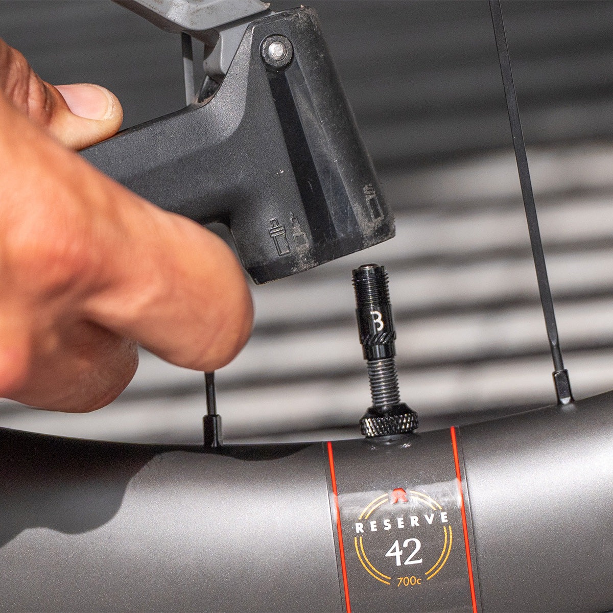 Set of 2 BBB CORE CAP Valves with Black End Caps