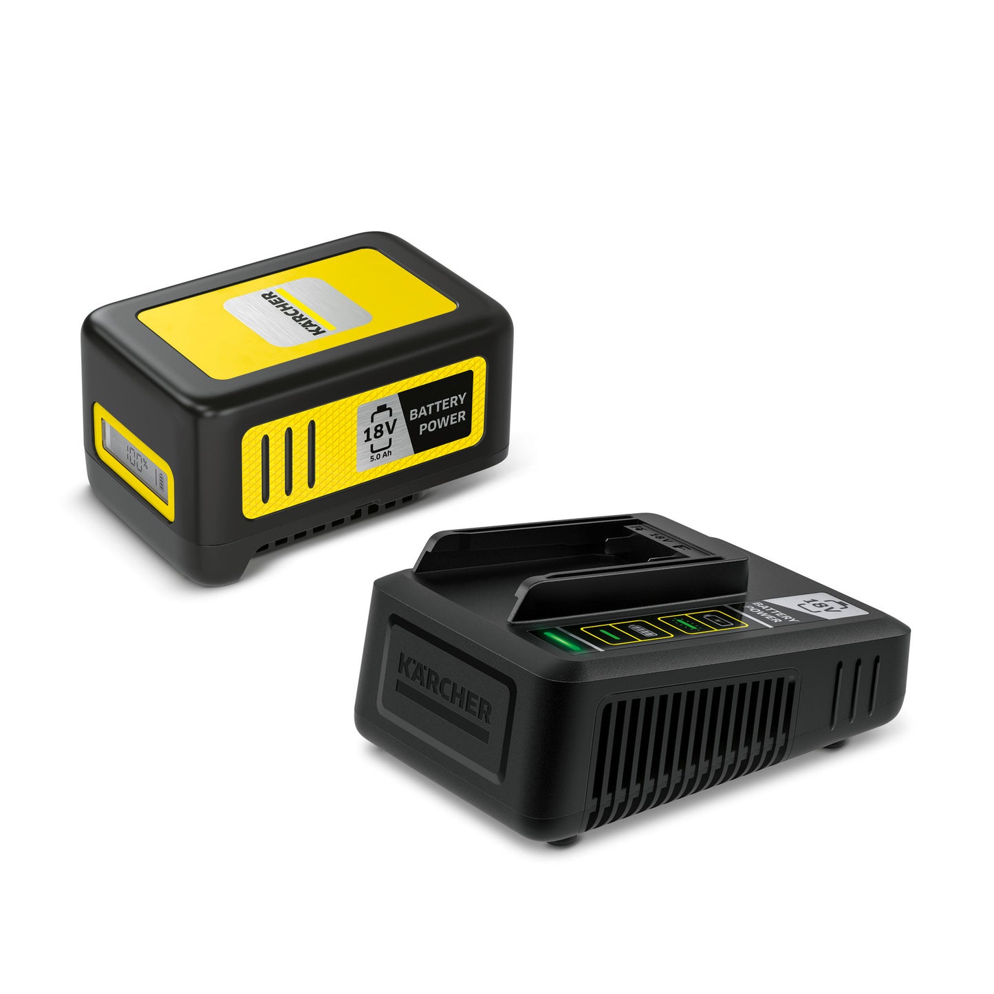 KÄRCHER Battery Power 18 V / 5 Ah Battery Kit + Quick Charger