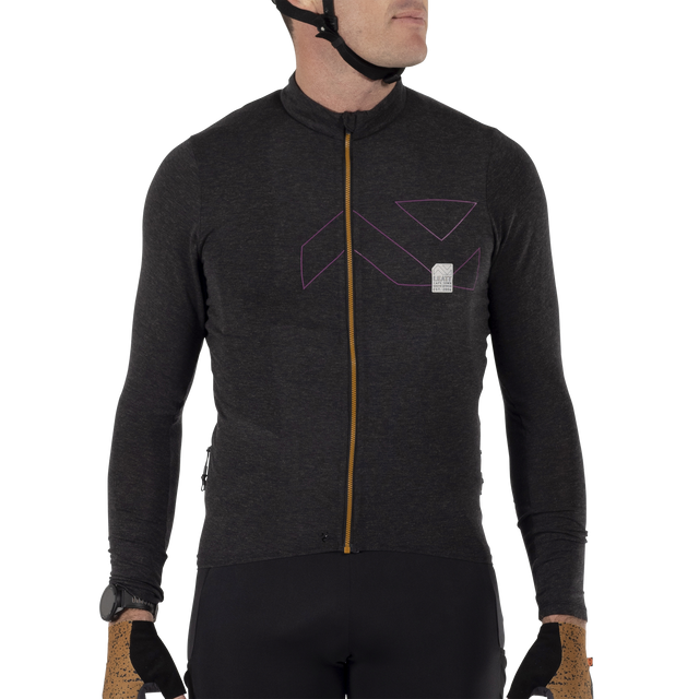 LEATT MTB ENDURANCE 4.0 Long Sleeve Jersey Μαύρο