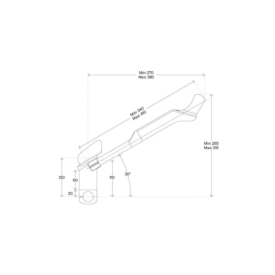DEDA FAST PRO Επεκτάσεις κρεμάστρας DEDA FAST PRO