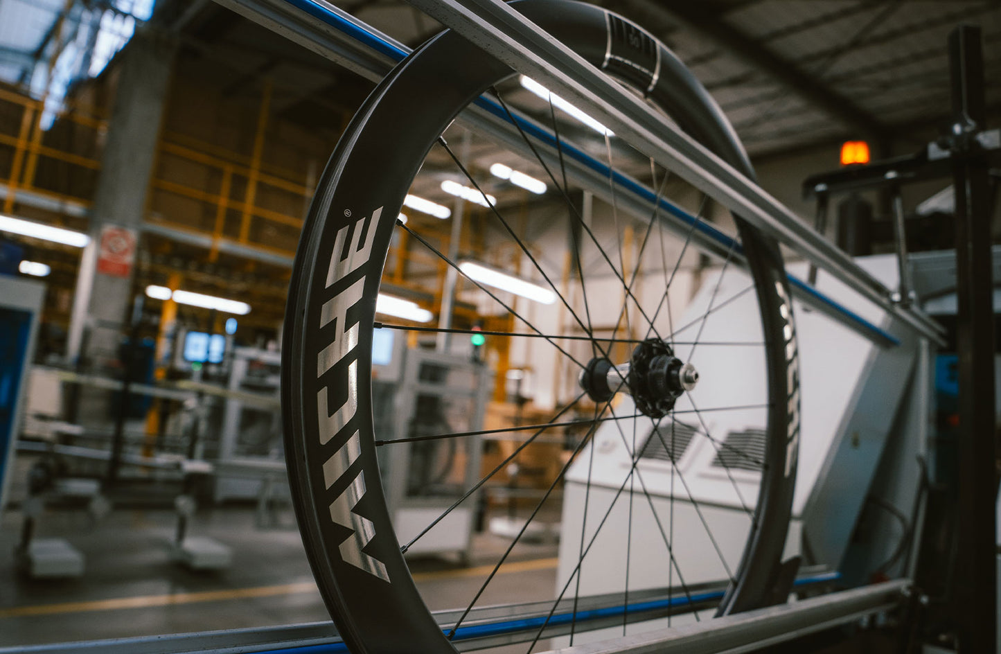 Pair of MICHE KLEOS RD DX36 Tubeless Ready (Center Lock) Team Edition wheels