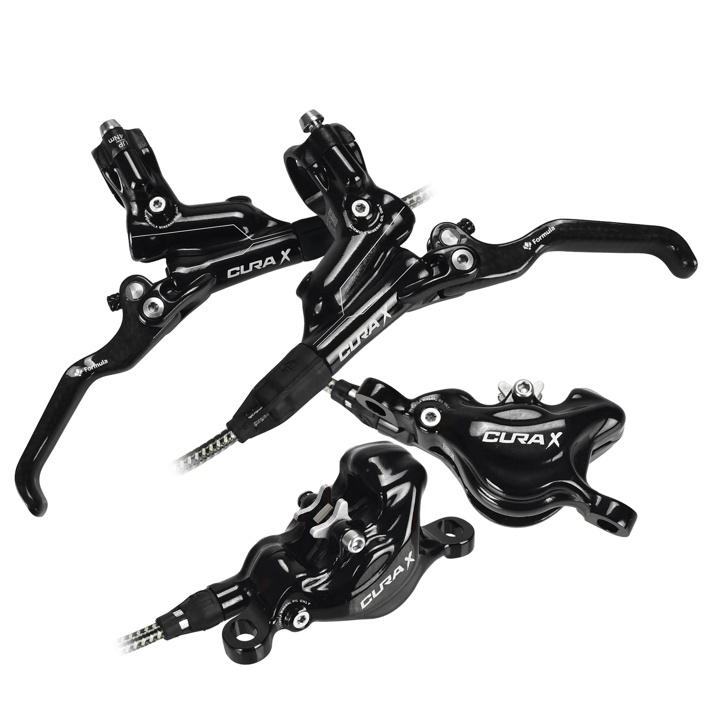 Ζεύγος φρένων FORMULA CURA X Black