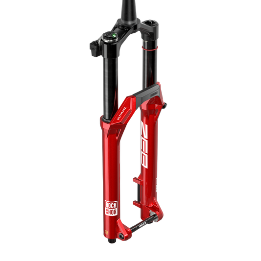 Fork ZEB Ultimate Flight Attendant - 29" Boost™15x110 Electric Red Tpr C5/R55 44offset LinearXL(Bolt on Fenders,Star nut,Maxle Stealth,Battery,USB-C Charger) B1