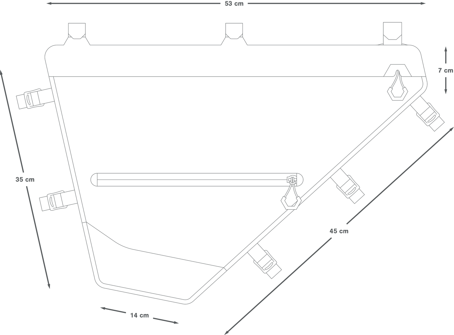 Τσάντα πλαισίου APIDURA EXPEDITION FULL FRAME PACK L 14 L Μαύρο