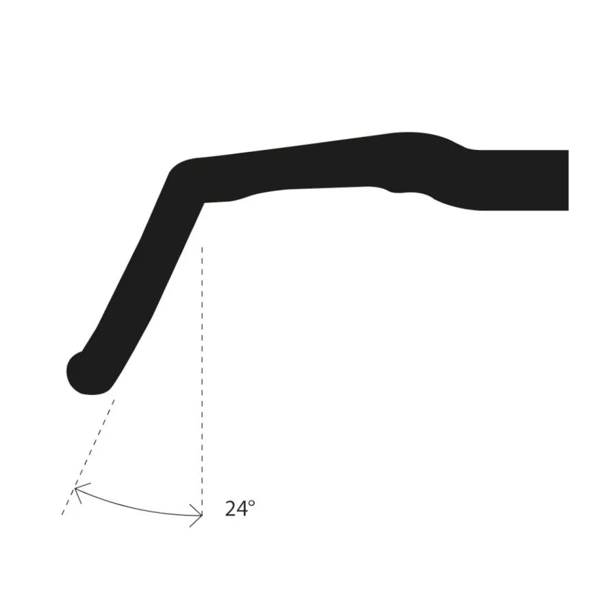 DEDA GERA ALU 24° POB Finish handlebars