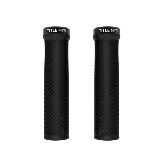 Grips Title MTB FORM Lock-On Μαύρο - ζεύγος μπροστινή όψη