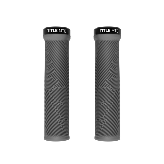 Grips Title MTB FORM Lock-On Γκρι - ζεύγος μπροστινή προβολή
