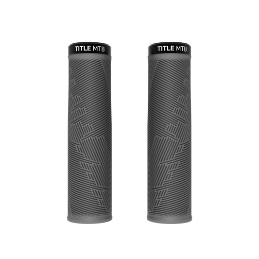Grips Title MTB FORM Lock-On XL Γκρι - ζεύγος μπροστινή όψη