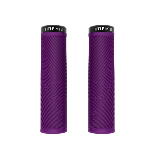 Grips Title MTB FORM Lock-On XL Μωβ - ζεύγος μπροστινή προβολή