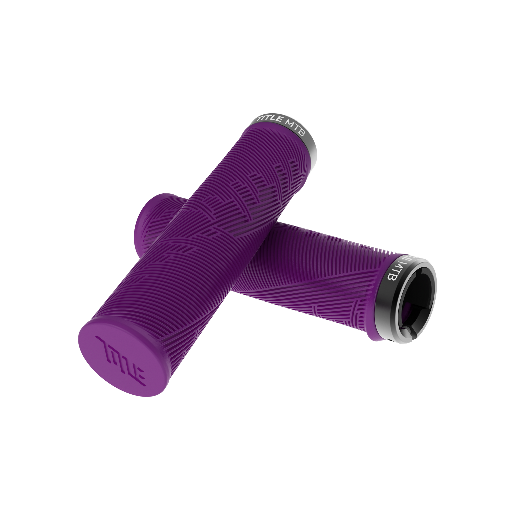 Grips Title MTB FORM Lock-On XL Violet - vue détaillée