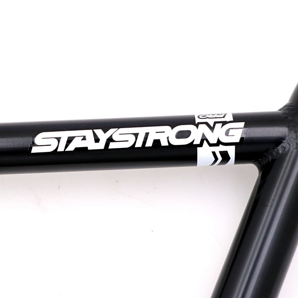 BMX Handlebar STAYSTRONG Chevron Race Black Ø22.2mm