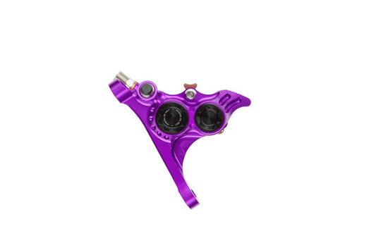Μπροστινή δαγκάνα φρένων HOPE RX4+ SL FMF (+20) 70mm 4 εμβόλων Mineral Purple