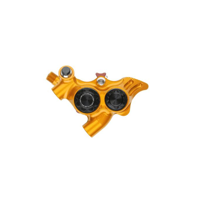 Δαγκάνα φρένων HOPE RX4 + SL FM 34mm 4 πιστόνια DOT πορτοκαλί