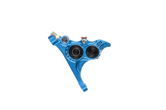 Μπροστινή δαγκάνα φρένων HOPE RX4+ SL FMF (+20) 70mm 4 πιστόνια DOT Blue