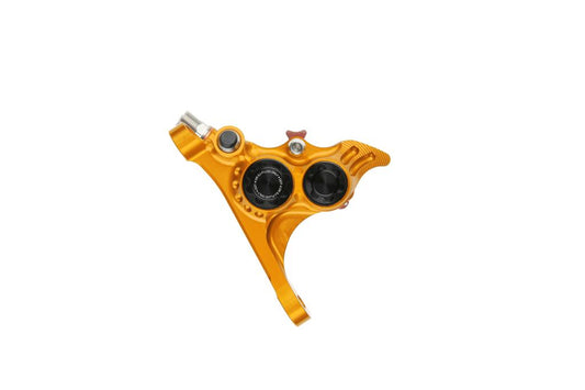 Μπροστινή δαγκάνα φρένων HOPE RX4+ SL FMF (+20) 70mm 4 εμβόλων DOT πορτοκαλί