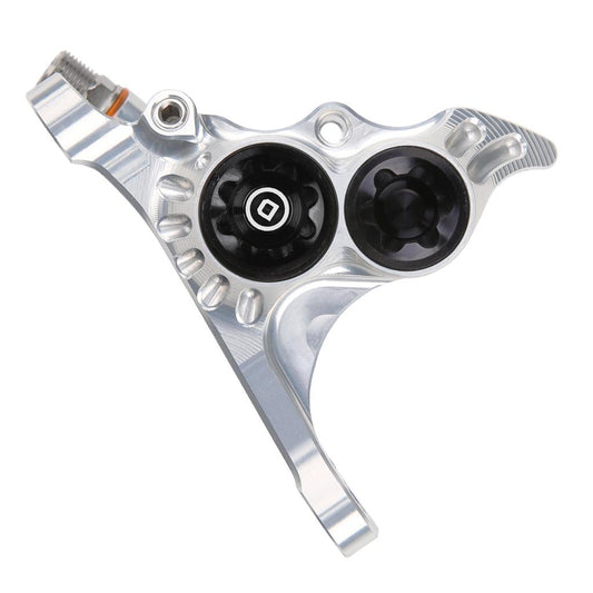 Υδραυλική μπροστινή δαγκάνα φρένων HOPE RX4 + FMF (+20) 70mm 4 πιστόνια DOT Silver