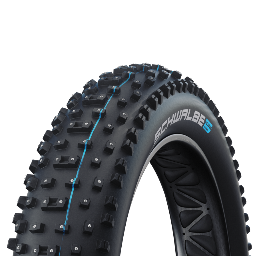 Ελαστικό SCHWALBE Al MIGHTY SuperGround Addix 26x4,80 Tubeless Easy, μαλακό, μαύρο, με καρφιά