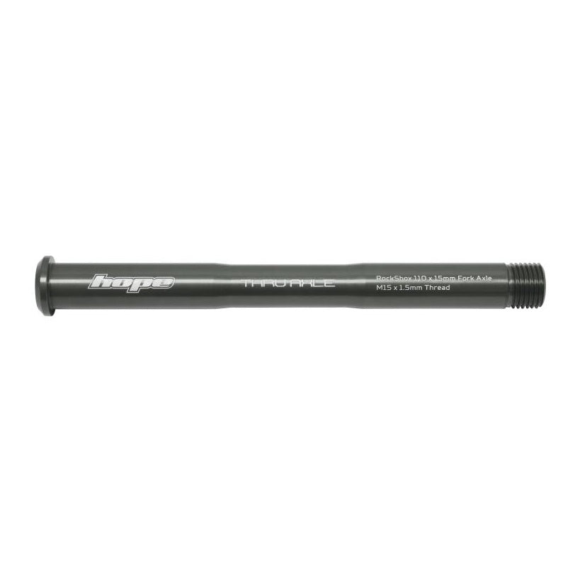 HOPE Άξονας μπροστινού τροχού για πιρούνι ROCKSHOX Pike/Lyric/Zeb Καπνιστό