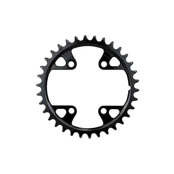 Paire de Plateaux 12V ALUGEAR AERO 110 BCD pour Shimano GRX Noir