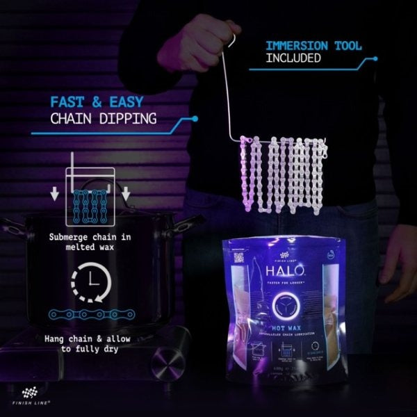 FINISH LINE HALO WAX Chain Lubricant Hot wax granules (600 g)