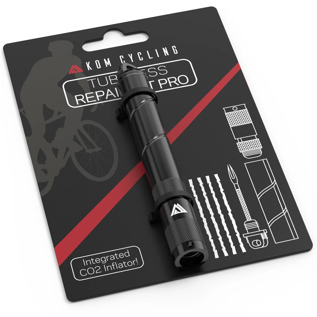 Κιτ επισκευής KOM CYCLING Tubeless PRO Μαύρο