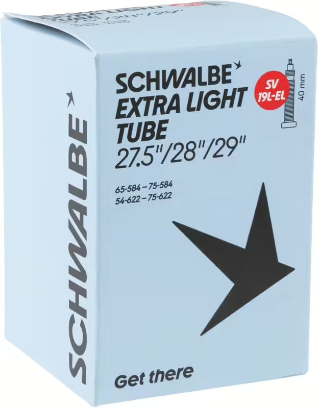 Εσωτερικός σωλήνας SCHWALBE EXTRA LIGHT SV 19L 27,5/29x2,10/3 Presta 40 mm