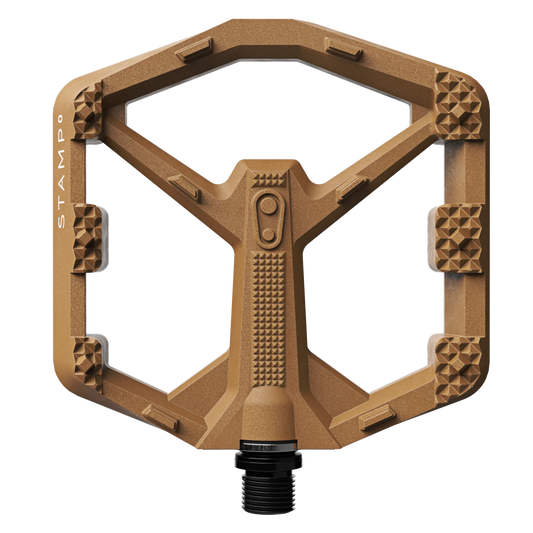 Επίπεδα πετάλια CRANKBROTHERS STAMP 0 Μεγάλο καφέ