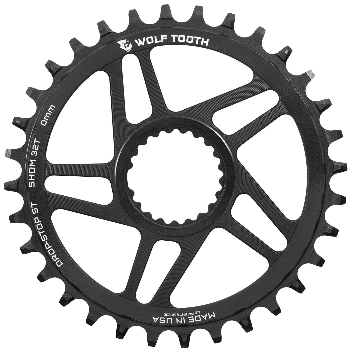 WOLF TOOTH 12V SHIMANO Άμεση τοποθέτηση Offset 0mm Mono αλυσοδακτύλιος