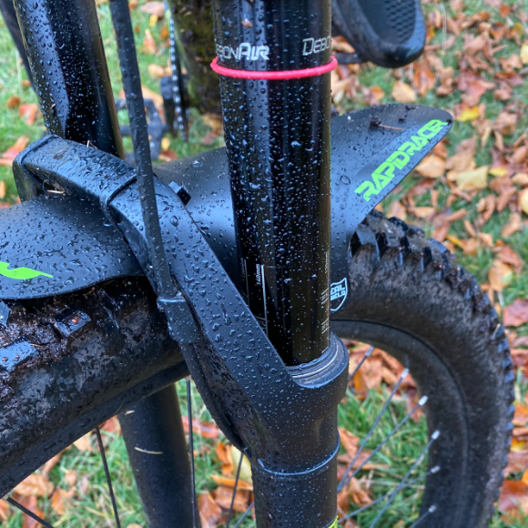 RRP EnduroGuard Μεγάλο προστατευτικό λάσπης (πιρούνια 120 έως 200mm) Μαύρο/Κίτρινο