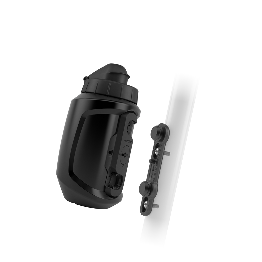 Σετ φιάλης και κλωβού φιάλης FIDLOCK TWIST UNI BASE 550 ml Μαύρο