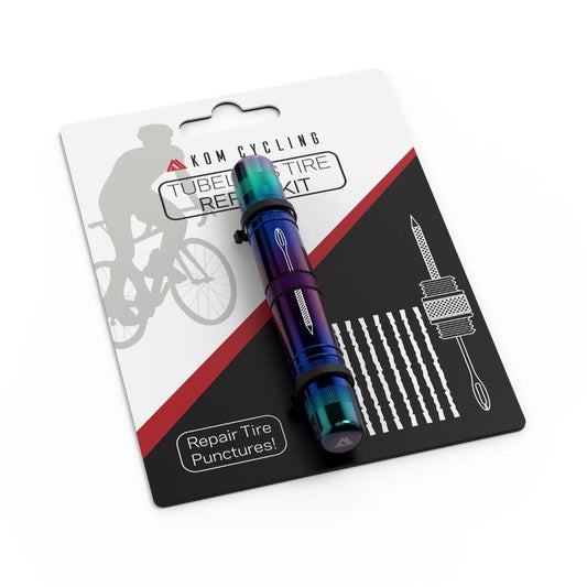 KOM CYCLING Κιτ επισκευής χωρίς σωλήνες Iridescent