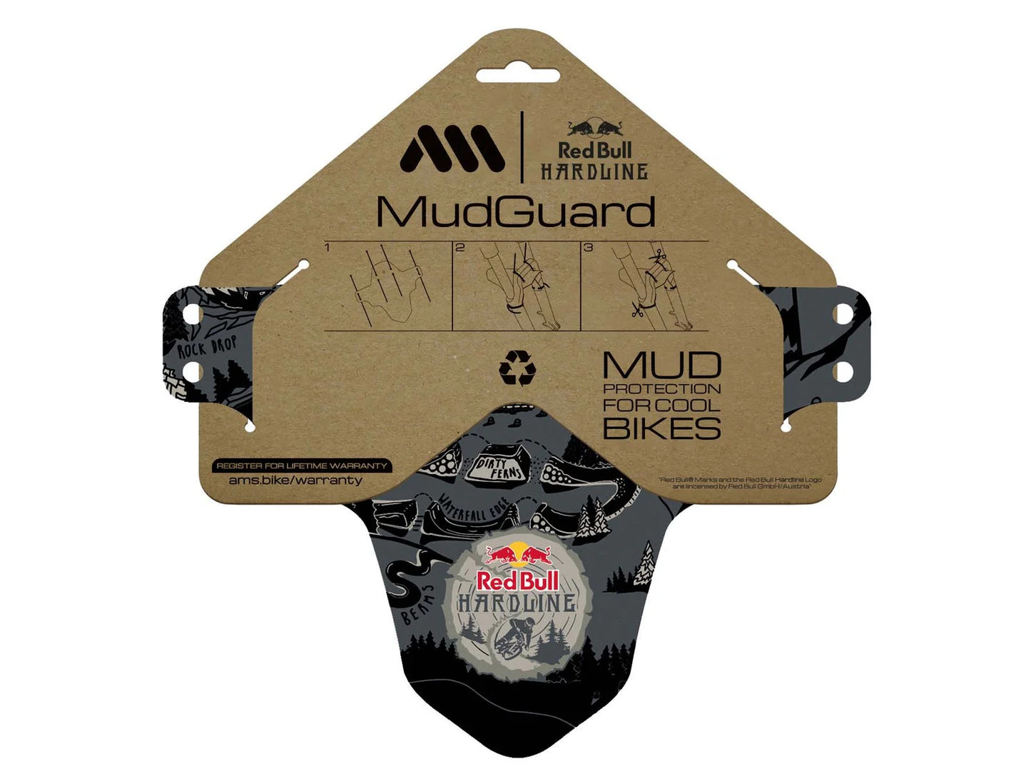 ALL MOUNTAIN STYLE προστατευτικό λάσπης Red Bull Hardline