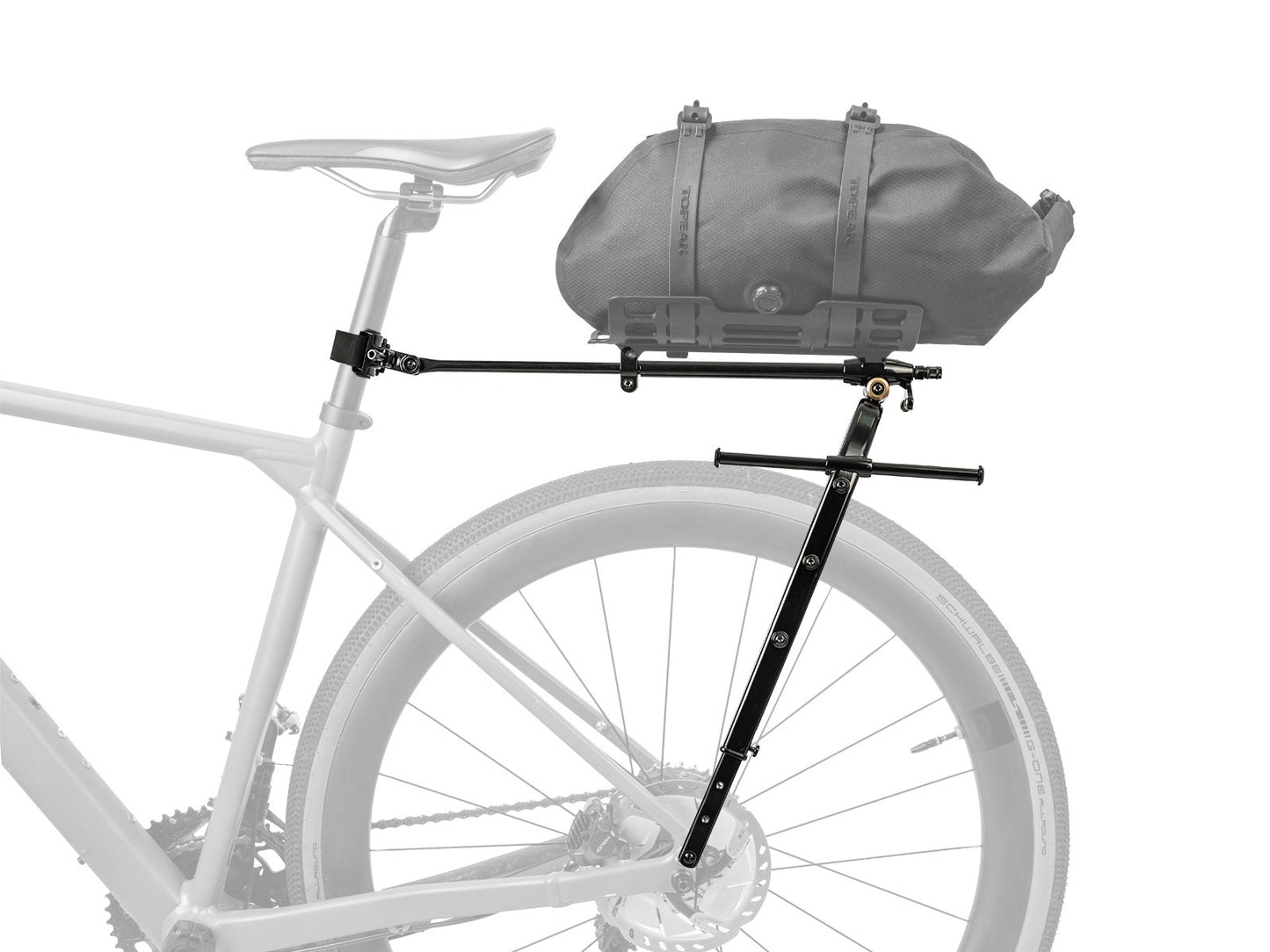 TOPEAK ZIRAK ESSENTIAL EYELET MOUNT luggage rack